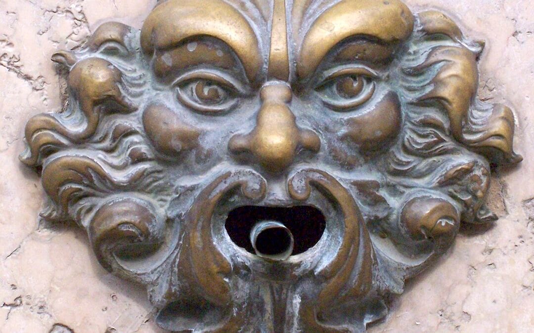 Doorbell by a front door
